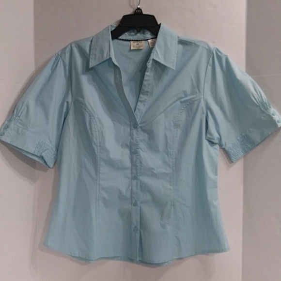 Riders by Lee Tops - *EUC* Lee Riders Easy Care Button Down Blouse